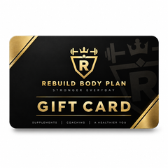 REBUILD BODY PLAN GESCHENKKARTE